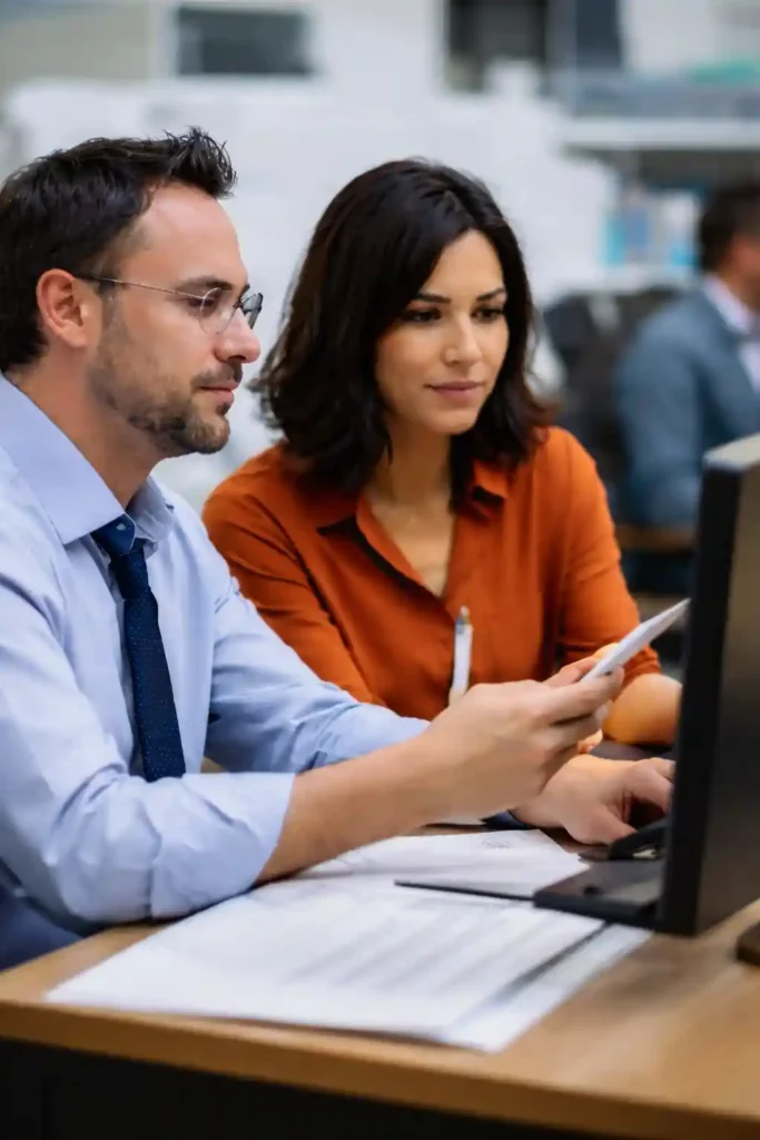 Área comercial e atendimento